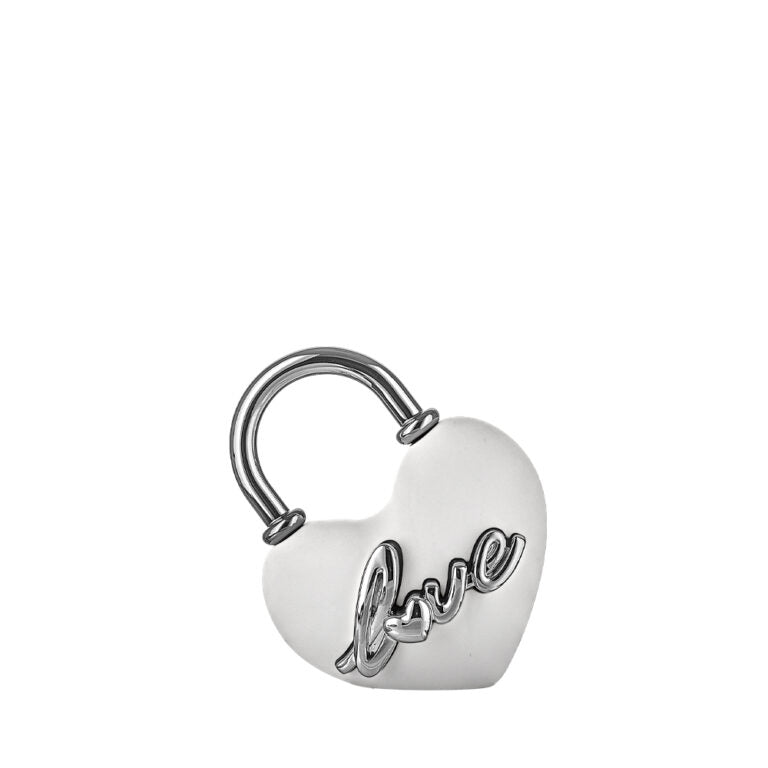 Lucchetto a Forma di Cuore 10x9 cm - Bongelli Preziosi