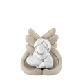 Bomboniera Bimbo con Ali in Marmorino 9x10 cm - Bongelli Preziosi