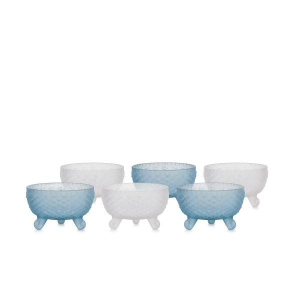 Set di 6 Ciotoline in Vetro 9x6h cm - Madrhelen
