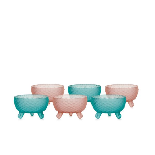 Set di 6 Ciotoline in Vetro 9x6h cm - Madrhelen