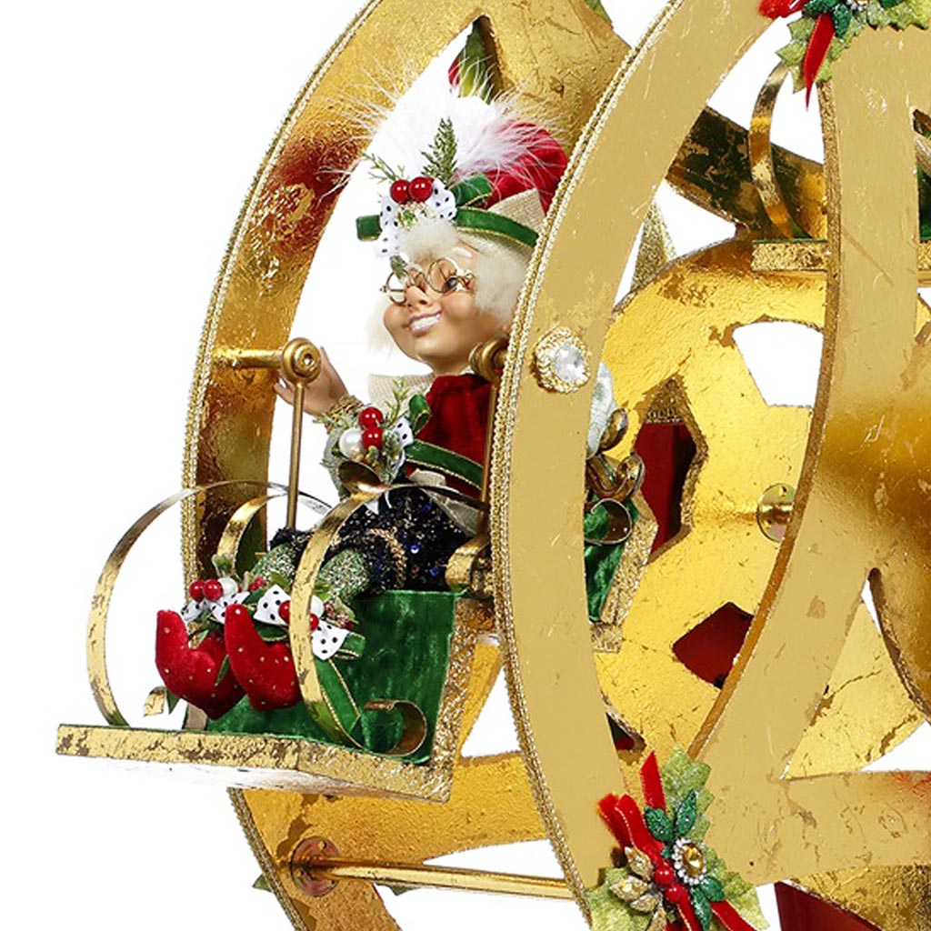 North Pole Ferris Wheel with Elfs 93 cm - Mark Roberts