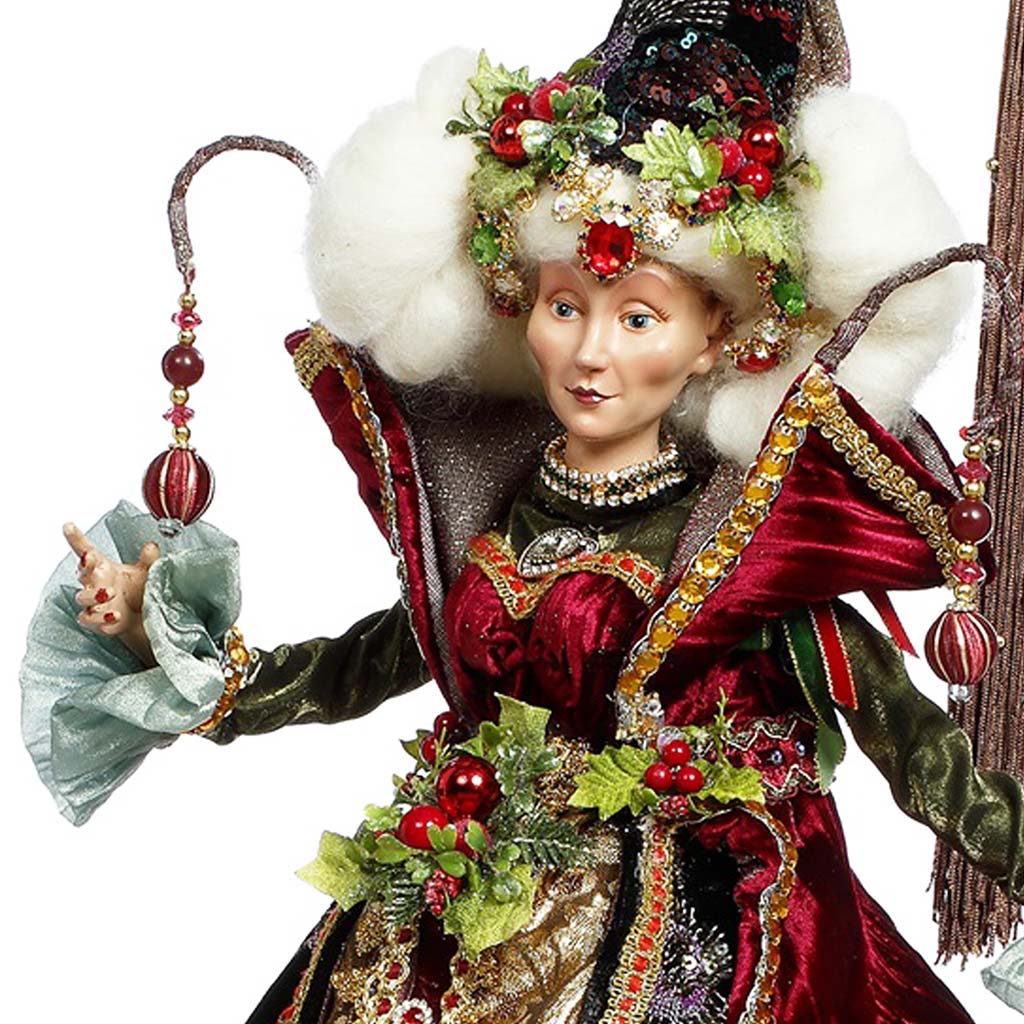 Queen Of Christmas Burgundy 75 cm - Mark Roberts