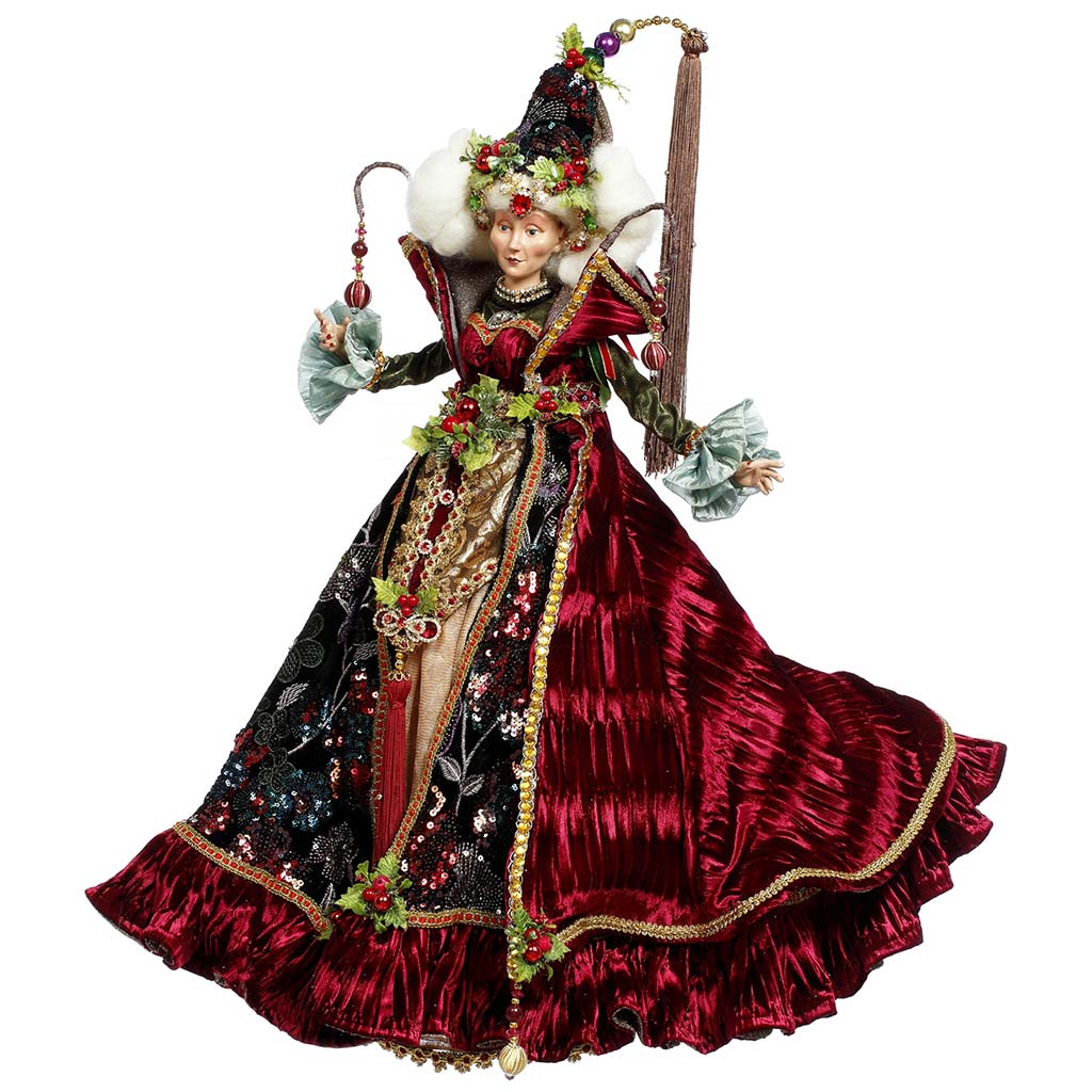 Queen Of Christmas Burgundy 75 cm - Mark Roberts