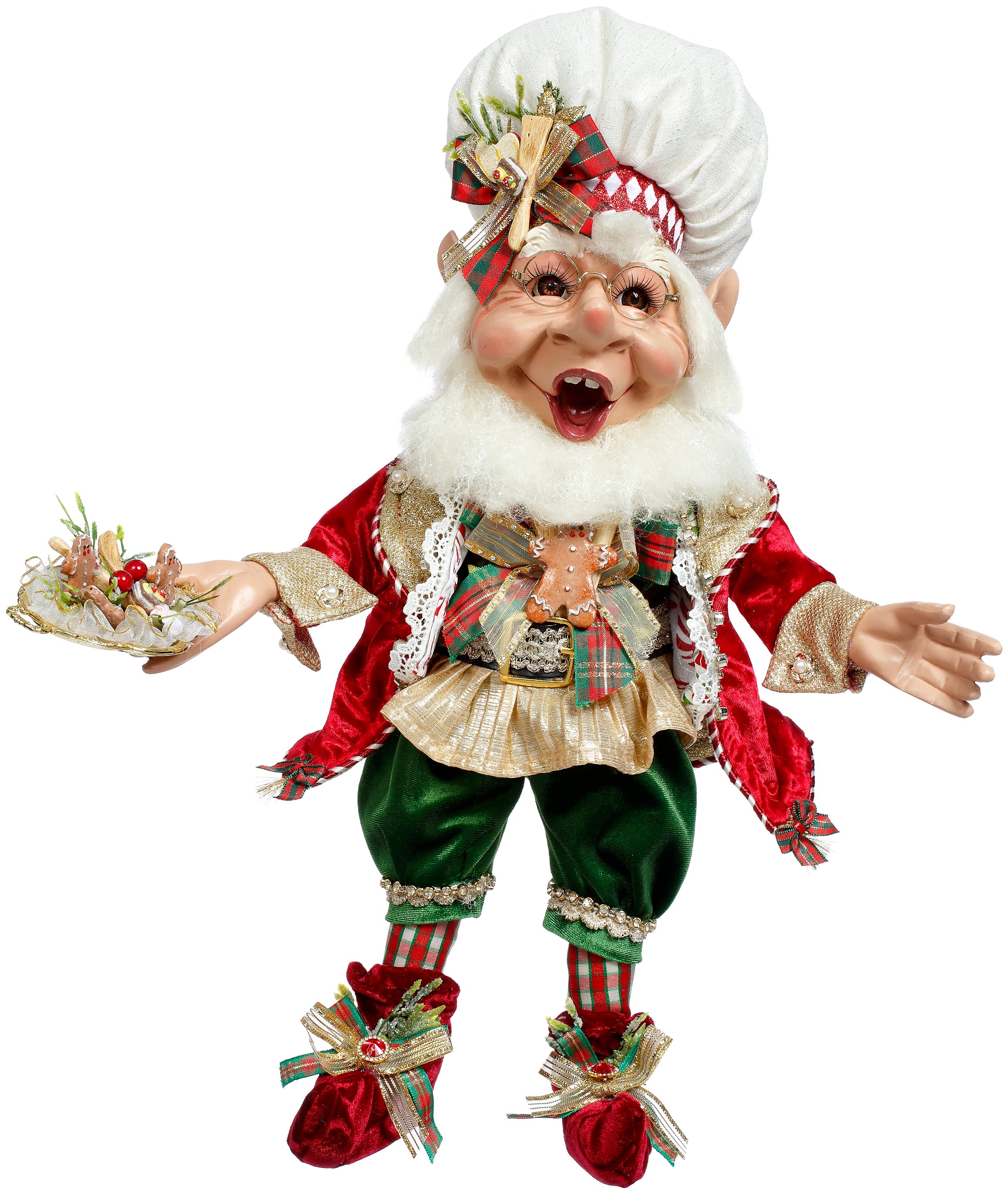 Med Cookie Maker Elf 46 cm - Mark Roberts