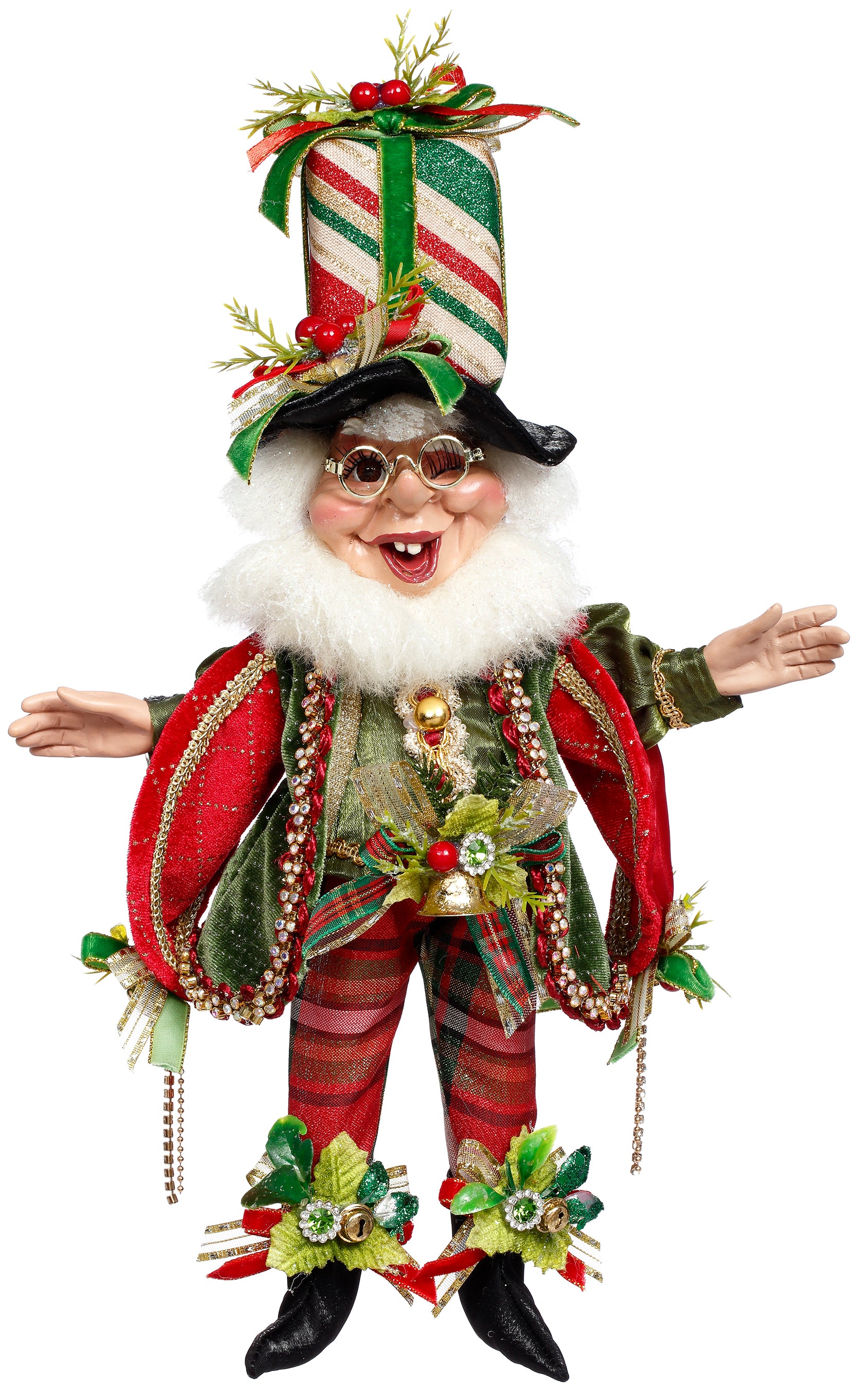 Small Xmas Present Elf 36 cm - Mark Roberts