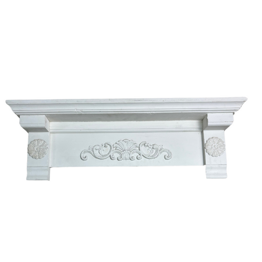 Mensola Bianca in Legno Stile Shabby Chic