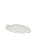 Piattino Ovale in Porcellana Bianca 25x15 cm - Hervit