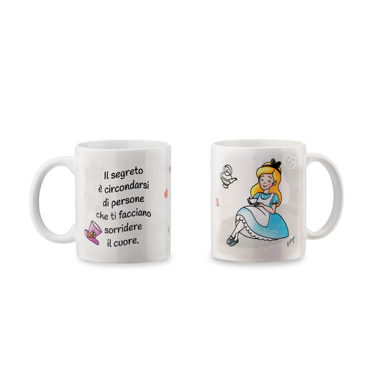 Mug in Ceramica  "Alice nel Paese delle Meraviglie" - Estego