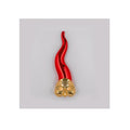 Quadretto Bianco con Corno Rosso e Maschera Oro 16x16 cm - Bongelli Preziosi