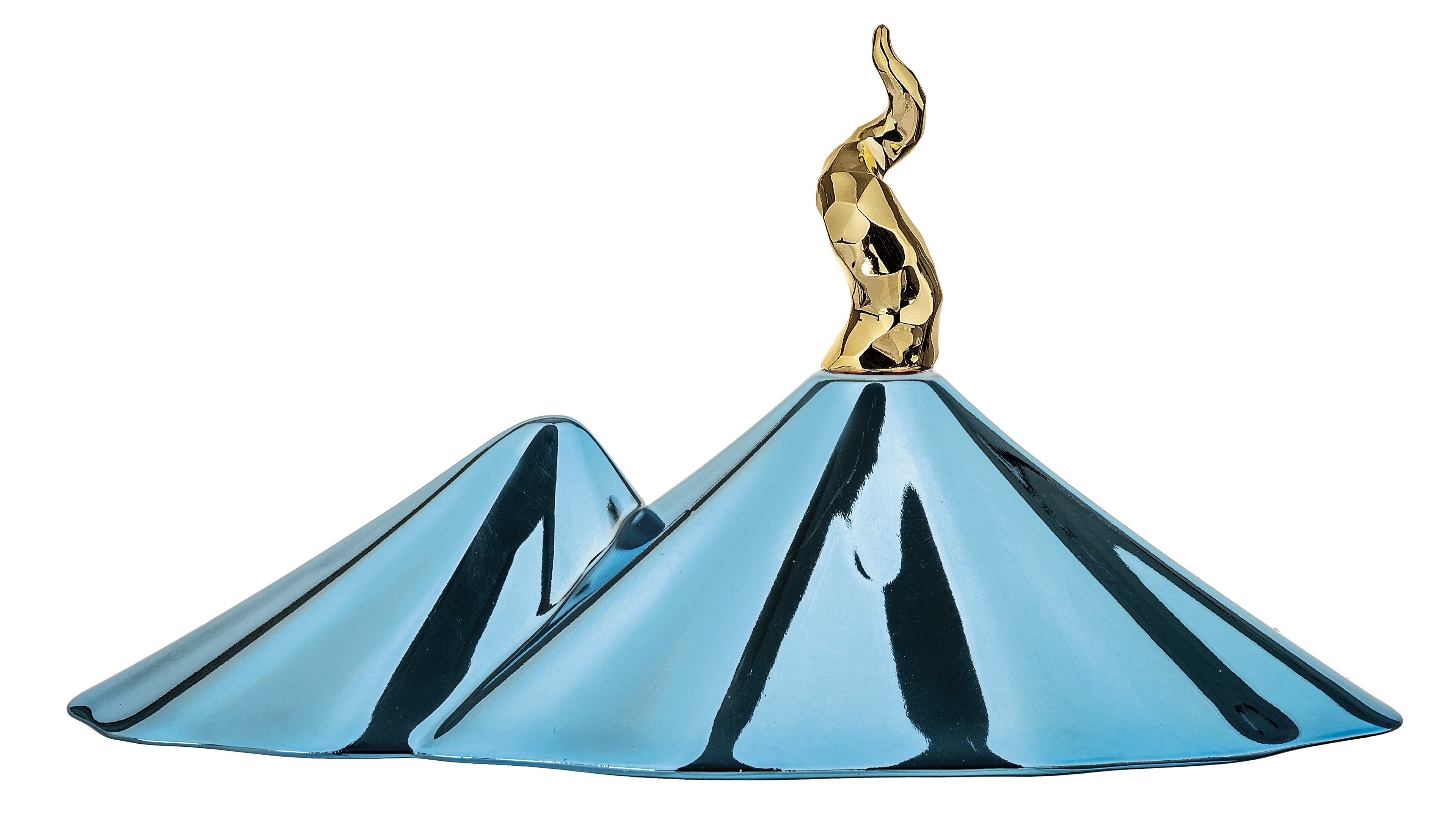 Vesuvio in Marmorino Blu 17x10 cm - Bongelli Preziosi