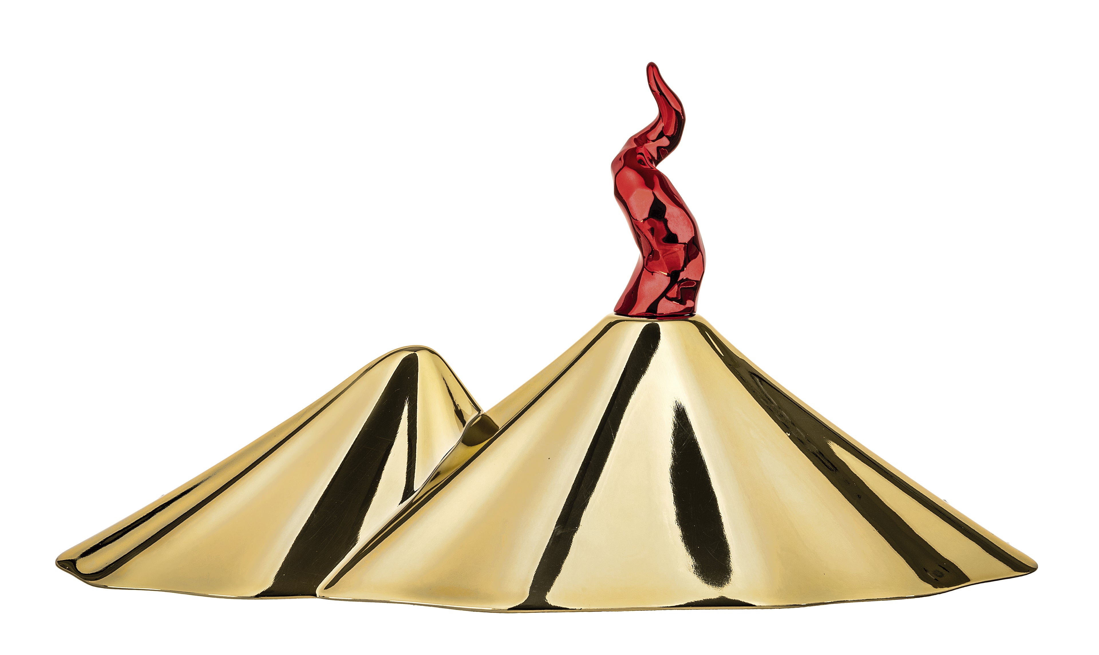 Vesuvio in Marmorino Oro 26x14 cm - Bongelli Preziosi