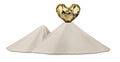 Vesuvio in Marmorino Nocciola e Oro 17x10 cm - Bongelli Preziosi