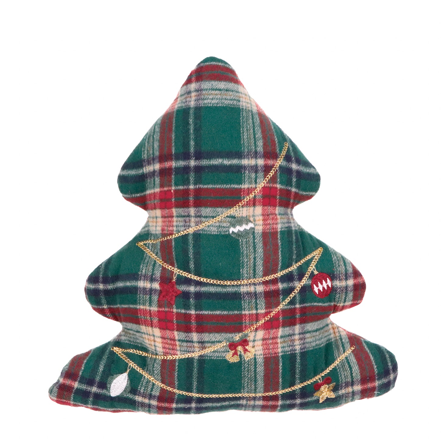 Federa Cuscino Albero Tartan con Pendenti 43 cm - Goodwill