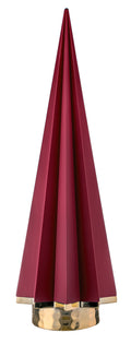 Alberello Conico in Marmorino Rosso 18 cm - Bongelli Preziosi