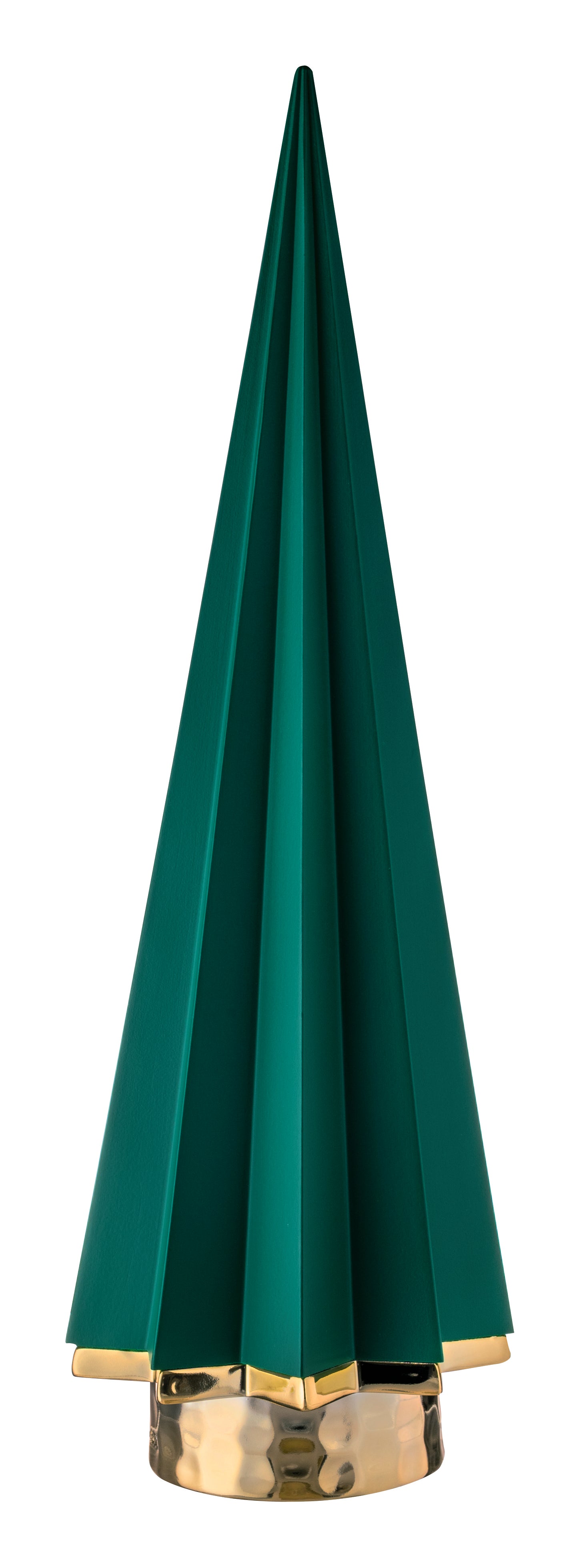 Alberello Conico in Marmorino Verde 18 cm - Bongelli Preziosi