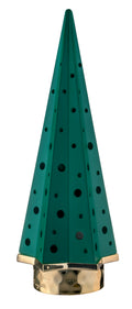 Alberello con Luce LED in Marmorino Verde 18 h cm - Bongelli Preziosi