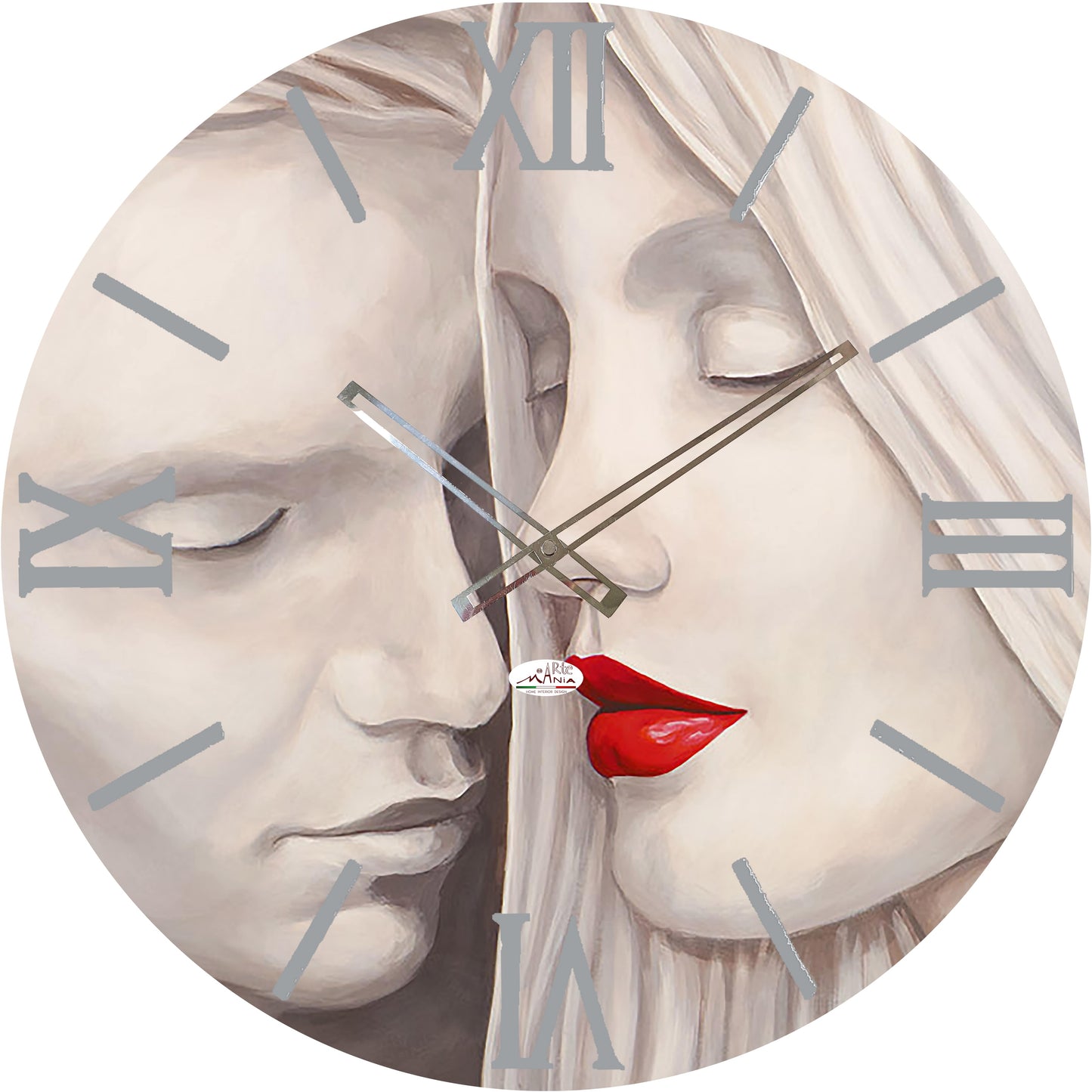 Orologio da Parete Personalizzabile Lui e Lei 60x60 cm