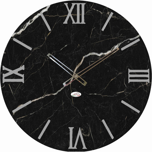 Orologio da Parete Personalizzabile con Effetto Marmo 60x60 cm