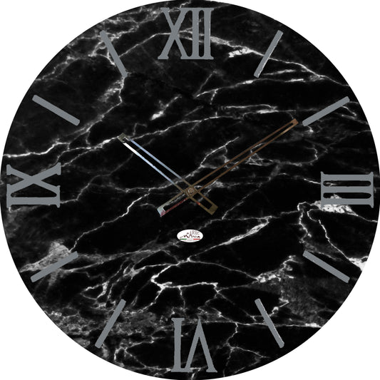 Orologio da Parete Personalizzabile con Effetto Marmo 60x60 cm
