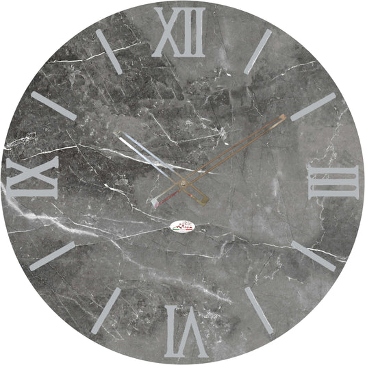 Orologio da Parete Personalizzabile con Effetto Marmo 60x60 cm