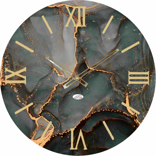 Orologio da Parete Personalizzabile con Effetto Marmo 60x60 cm