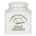 Barattolo Sale Grosso 1 L- Porcellana Bianca