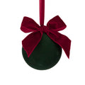 Pallina di Natale in Velluto con Fiocco 10 cm - Goodwill