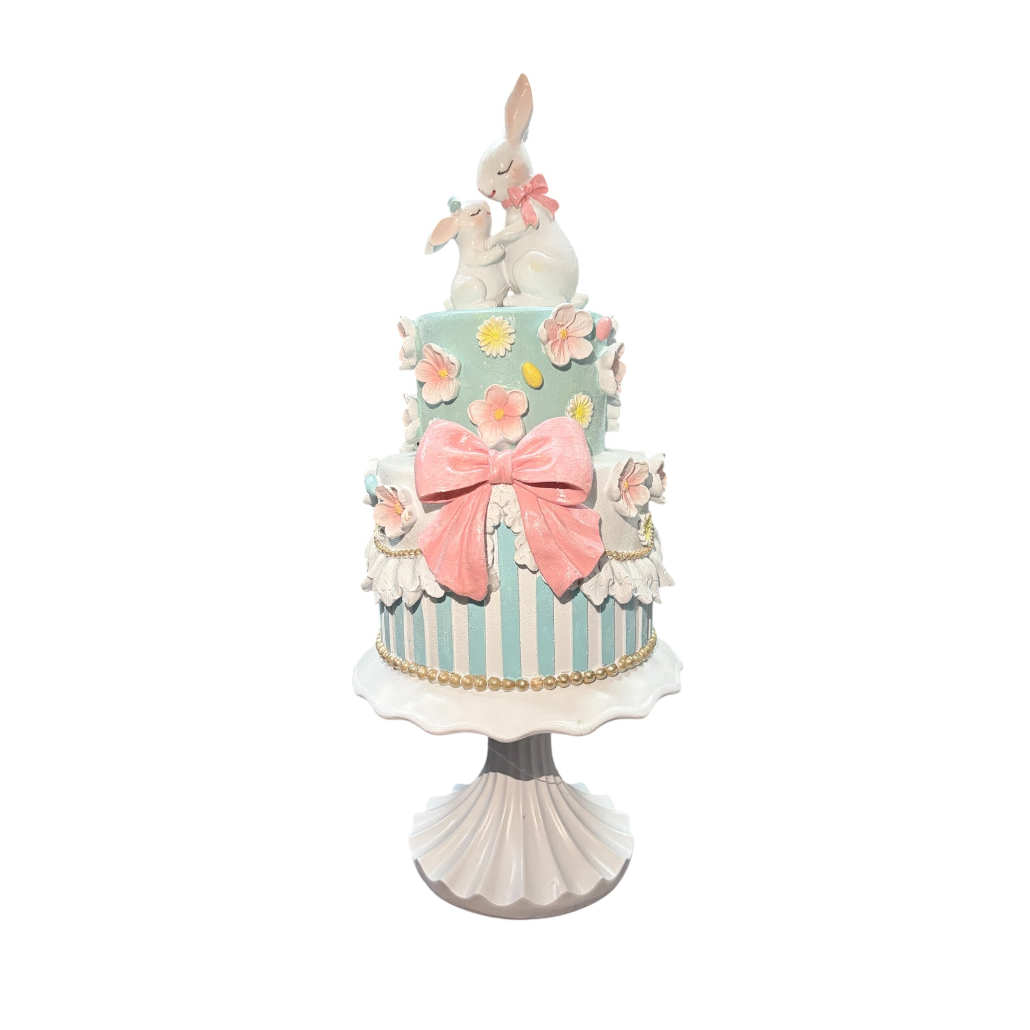 Decorazione Pasquale a Due Piani in Poliresina 20x45 h cm - Clayre e Eef