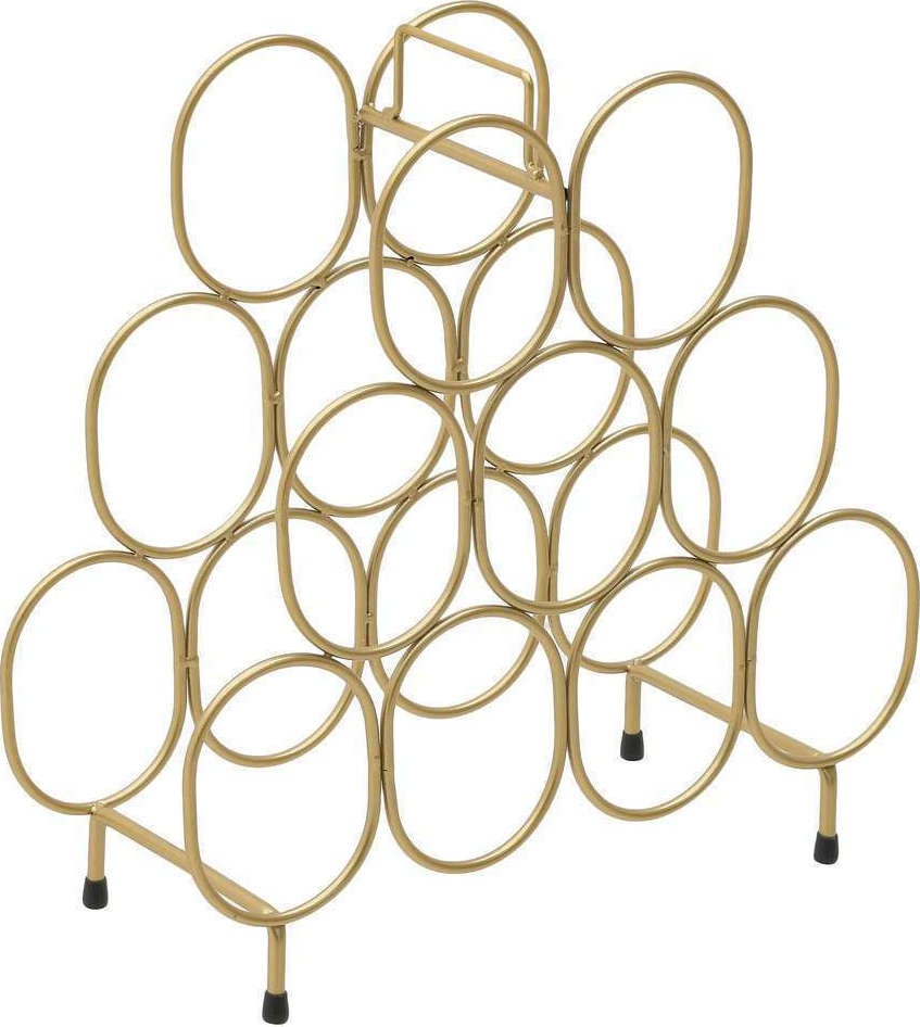 Porta Bottiglie in Metallo Color Oro