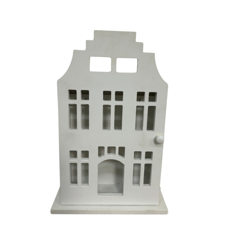 Decorazione da Parete a Forma di Casetta Stile Amsterdam Shabby