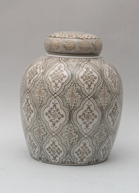 Potiche in Ceramica con Decori