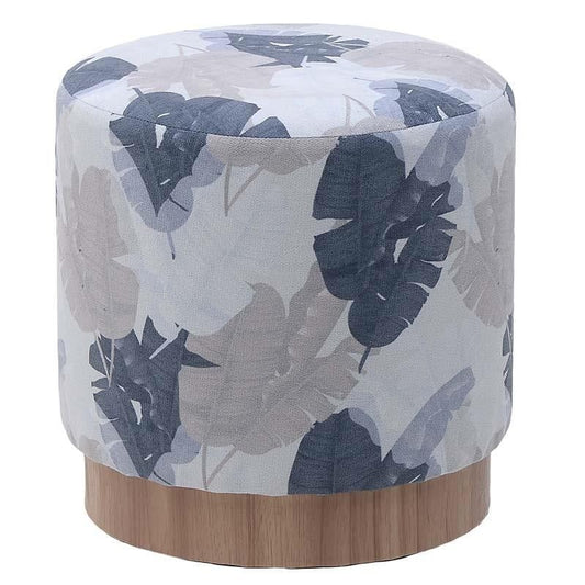 Pouf in Tessuto a Fantasia