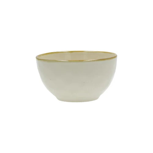 Coppetta in Ceramica Avorio 11 cm - Rose e Tulipani