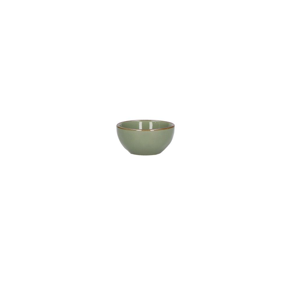 Ciotolina in Ceramica Verde Oliva 7 cm - Rose e Tulipani