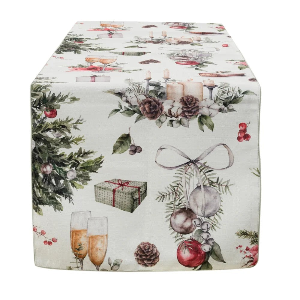 Runner con Stampa Natalizia 45x150 cm