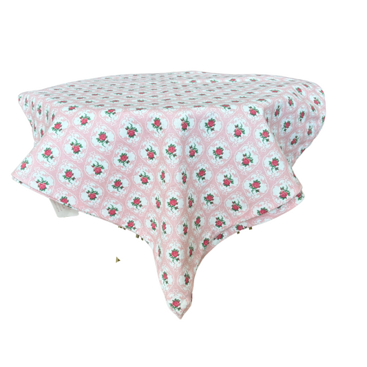 Runner Shabby Chic con Roselline Rosa 50x155 cm - Clayre e Eef