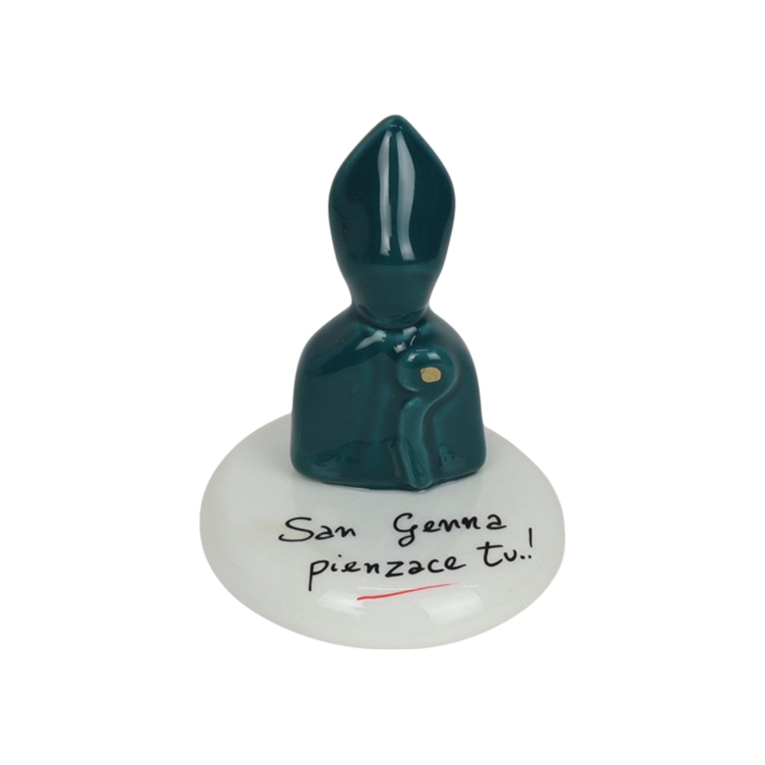 Statuetta di San Gennaro in Ceramica di Capodimonte 10 h cm  – Siniscalchi