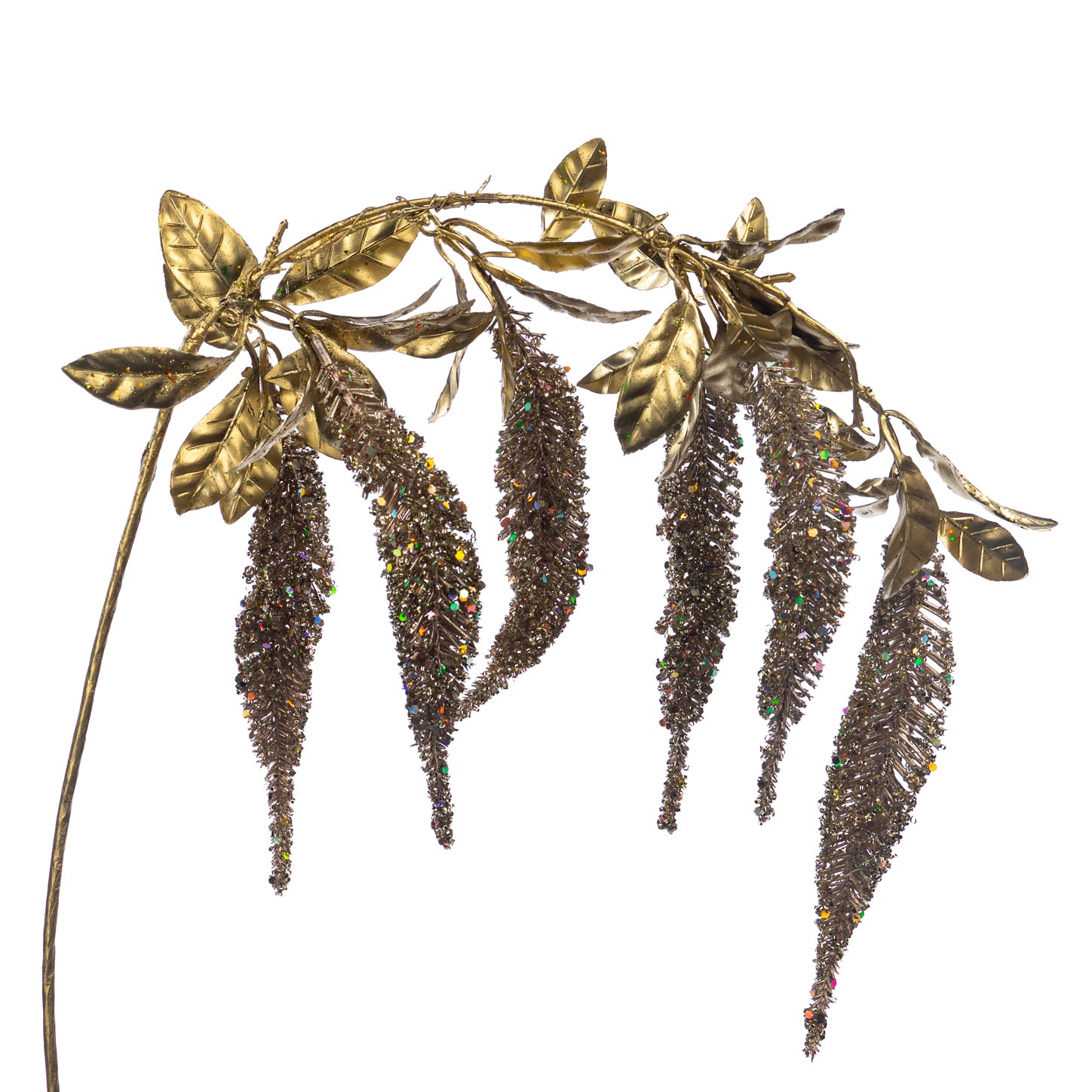 Fiore Pendente in Oro con Stelo Lungo 99 cm - Goodwill