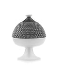 Porta Gioie in Ceramica Smaltata a Forma di Pumo Nero 32 h cm- Emò