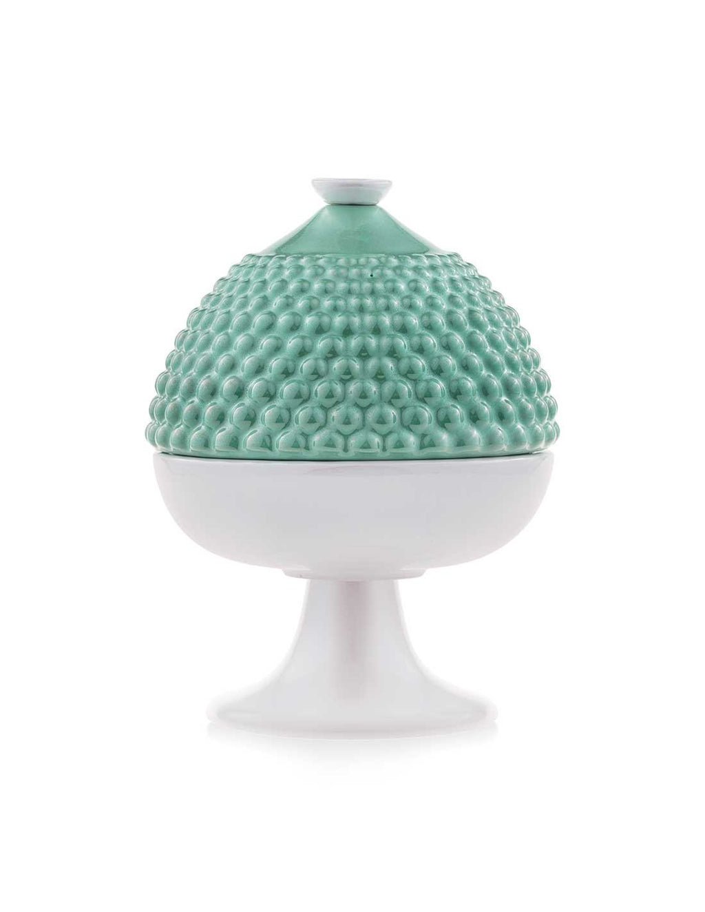 Porta Gioie in Ceramica Smaltata a Forma di Pumo 11.5 h cm- Emò