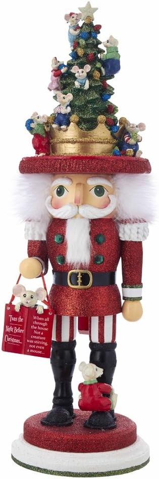 Schiaccianoci con Albero su Testa 45.7 cm - Kurt Adler