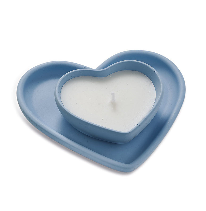 Candela con Piattino a Cuore – Sekò