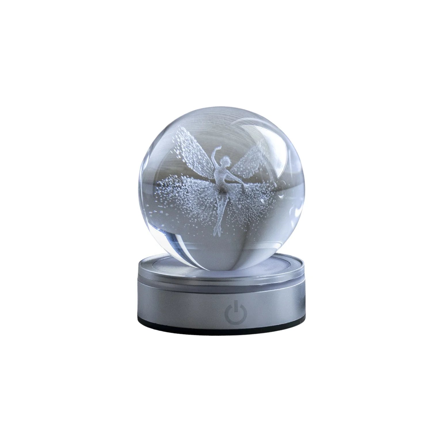 Sfera in Cristallo Illuminata Ballerina Crystal Planet 8 cm - Hervit