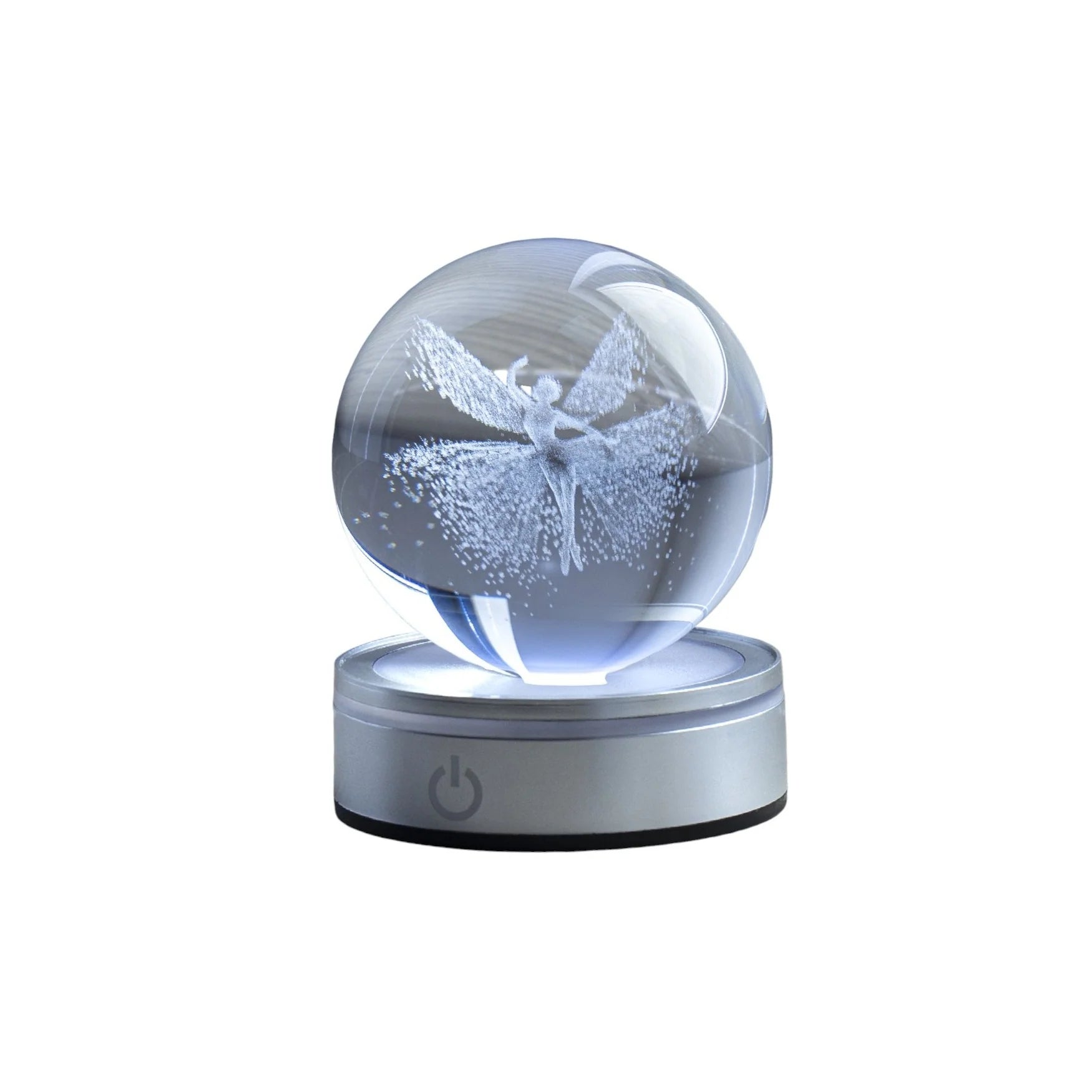 Sfera in Cristallo Illuminata Ballerina Crystal Planet 10 cm - Hervit