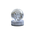 Sfera in Cristallo Illuminata Albero della Vita Crystal Planet 8 cm - Hervit