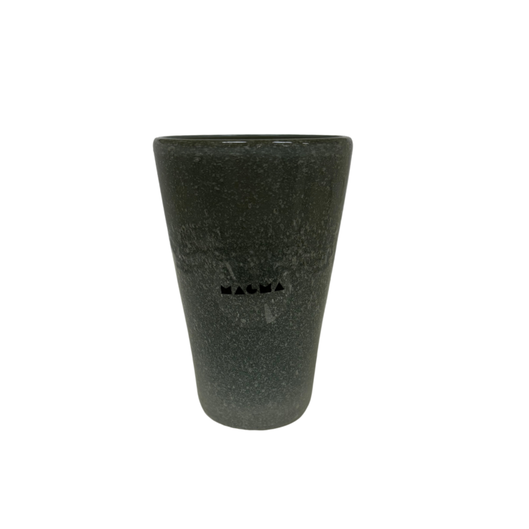 Set 12  Bicchieri  in Vetro Colorato Grigio "Magma" 450 ml - Henriette