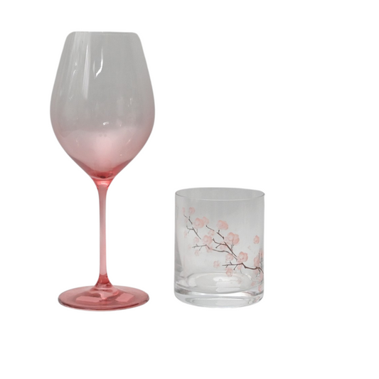 Servizio di Bicchieri "Fiori di Ciliegio Rosa" - IIV