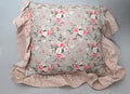 Set 6 Cuscini con Stampa Floreale e Balze - Nuvole di Stoffa