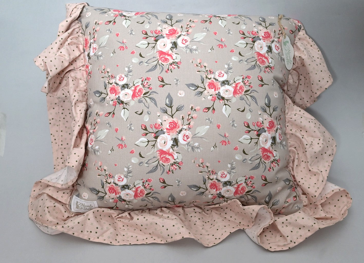 Set 6 Cuscini per Sedie con Fantasia a Fiori - Nuvole di Stoffa