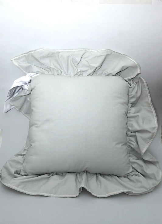 Set 6 Cuscini per Sedie con Imbottitura e Balza Laterale - Blanc Mariclo
